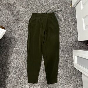 Varley Olive Green DoubleSoft Joggers